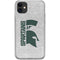 Michigan State University Spartans Half Logo iPhone 11 Clear Case
