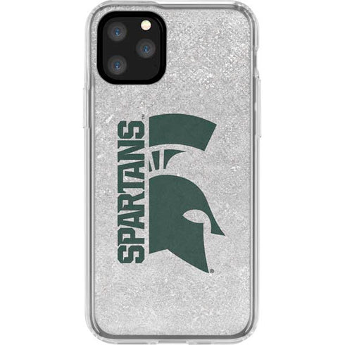 Michigan State University Spartans Half Logo iPhone 11 Pro Clear Case