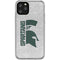 Michigan State University Spartans Half Logo iPhone 11 Pro Clear Case