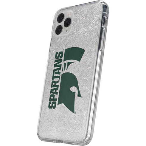 Michigan State University Spartans Half Logo iPhone 11 Pro Clear Case