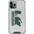 Michigan State University Spartans Half Logo iPhone 11 Pro Max Clear Case