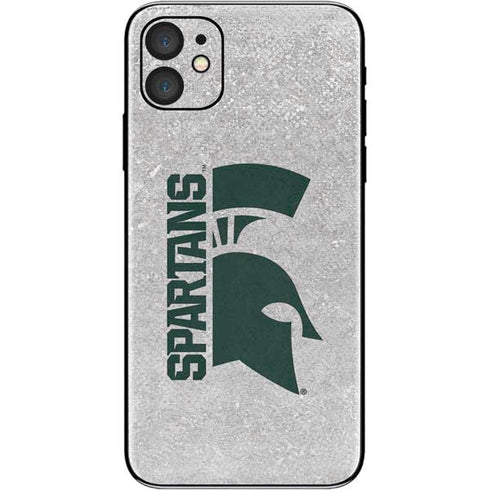 Michigan State University Spartans Half Logo iPhone 11 Skin
