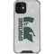 Michigan State University Spartans Half Logo iPhone 12 Clear Case