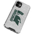 Michigan State University Spartans Half Logo iPhone 12 Clear Case
