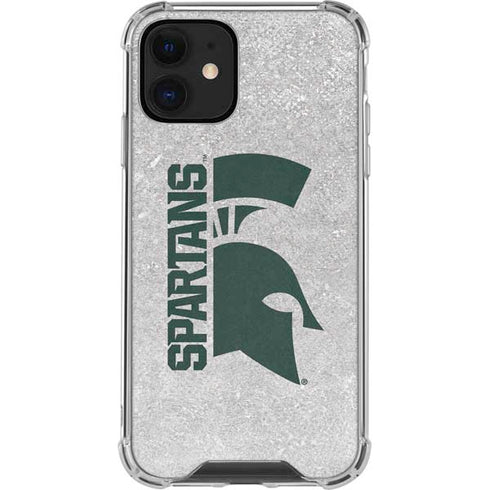 Michigan State University Spartans Half Logo iPhone 12 Mini Clear Case
