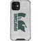 Michigan State University Spartans Half Logo iPhone 12 Mini Clear Case