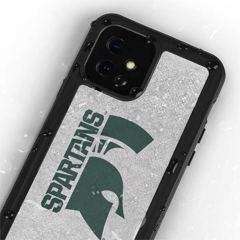 Michigan State University Spartans Half Logo iPhone 12 Mini Waterproof Case