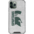 Michigan State University Spartans Half Logo iPhone 12 Pro Clear Case