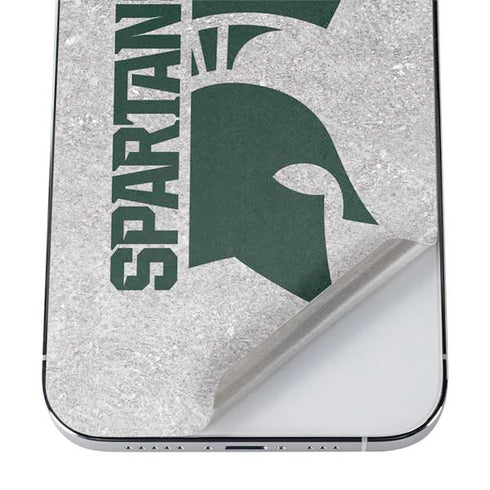 Michigan State University Spartans Half Logo iPhone 12 Pro Max Skin