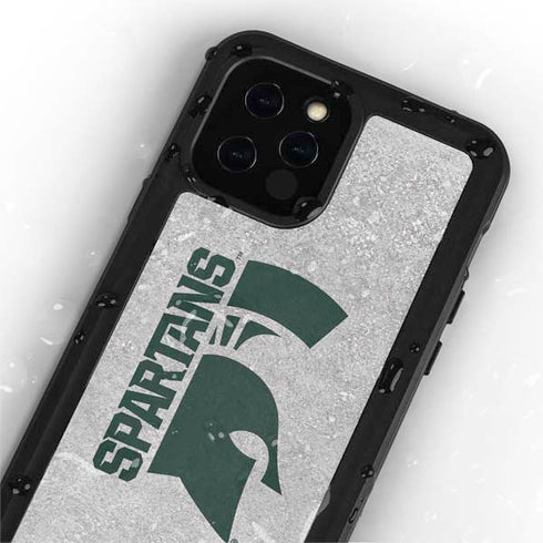 Michigan State University Spartans Half Logo iPhone 12 Pro Max Waterproof Case