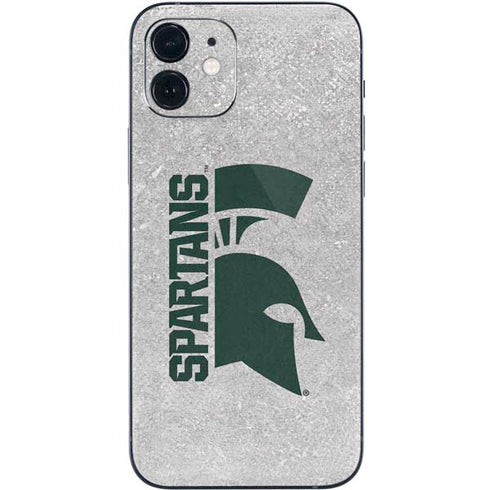 Michigan State University Spartans Half Logo iPhone 12 Skin