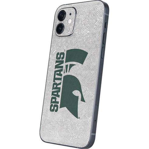 Michigan State University Spartans Half Logo iPhone 12 Skin