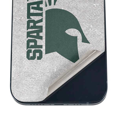 Michigan State University Spartans Half Logo iPhone 12 Skin