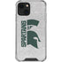 Michigan State University Spartans Half Logo iPhone 13 Clear Case