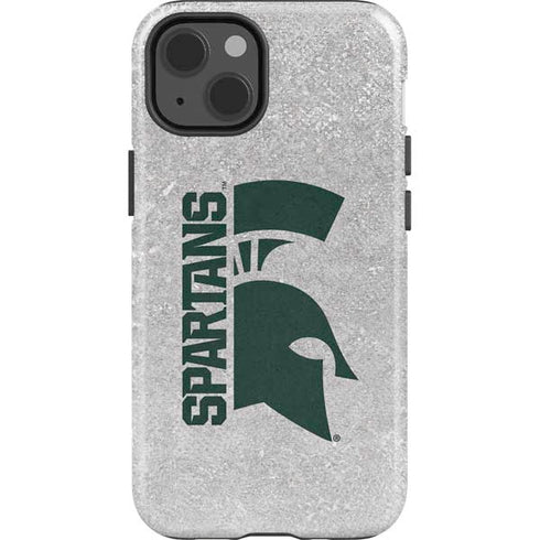 Michigan State University Spartans Half Logo iPhone 13 Impact Case