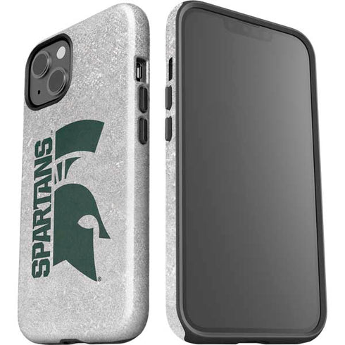 Michigan State University Spartans Half Logo iPhone 13 Impact Case
