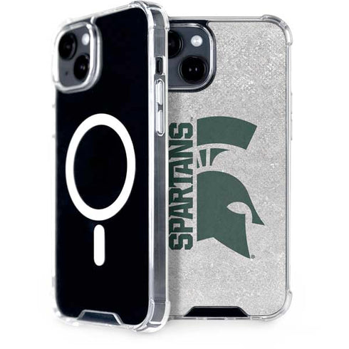 Michigan State University Spartans Half Logo iPhone 13 MagSafe Case