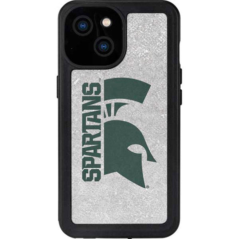 Michigan State University Spartans Half Logo iPhone 13 Mini Waterproof Case