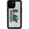 Michigan State University Spartans Half Logo iPhone 13 Mini Waterproof Case