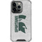 Michigan State University Spartans Half Logo iPhone 13 Pro Clear Case