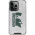 Michigan State University Spartans Half Logo iPhone 13 Pro Clear Case