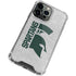 Michigan State University Spartans Half Logo iPhone 13 Pro Clear Case