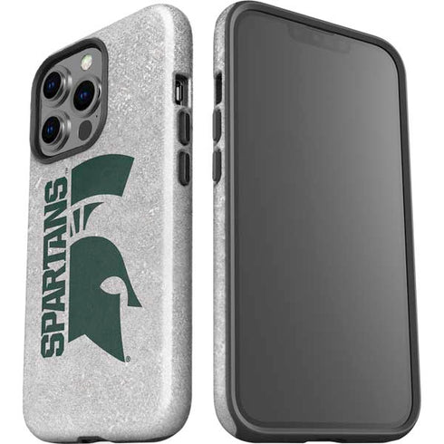Michigan State University Spartans Half Logo iPhone 13 Pro Impact Case