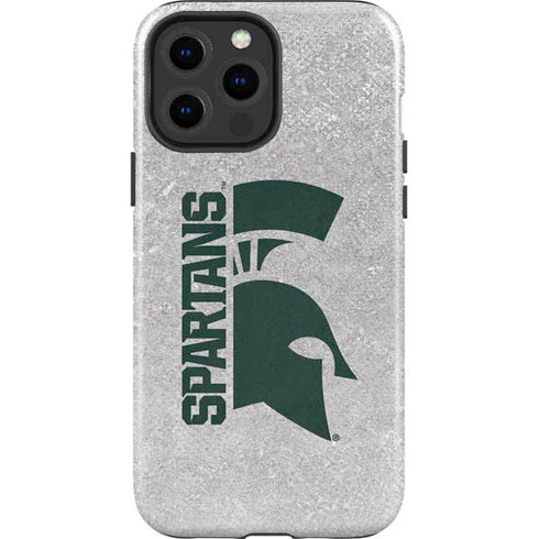 Michigan State University Spartans Half Logo iPhone 13 Pro Max Impact Case