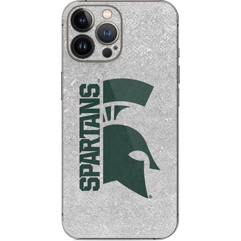 Michigan State University Spartans Half Logo iPhone 13 Pro Max Skin