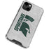 Michigan State University Spartans Half Logo iPhone 14 Clear Case