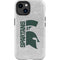 Michigan State University Spartans Half Logo iPhone 14 Plus Impact Case