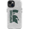 Michigan State University Spartans Half Logo iPhone 15 Plus Impact Case