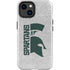 Michigan State University Spartans Half Logo iPhone 15 Plus Impact Case