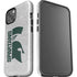 Michigan State University Spartans Half Logo iPhone 15 Plus Impact Case