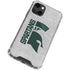 Michigan State University Spartans Half Logo iPhone 14 Plus Clear Case