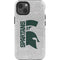Michigan State University Spartans Half Logo iPhone 14 Impact Case