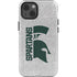 Michigan State University Spartans Half Logo iPhone 15 Impact Case