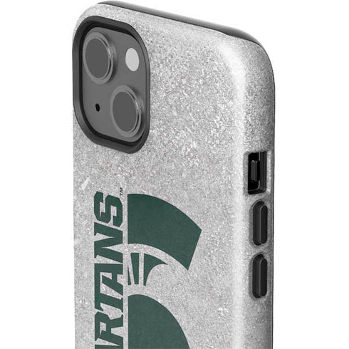Michigan State University Spartans Half Logo iPhone 15 Impact Case