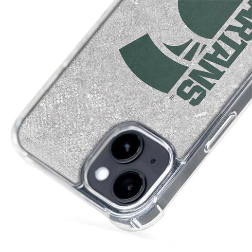 Michigan State University Spartans Half Logo iPhone 15 Plus MagSafe Case