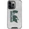Michigan State University Spartans Half Logo iPhone 15 Pro Clear Case