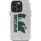 Michigan State University Spartans Half Logo iPhone 14 Pro Impact Case