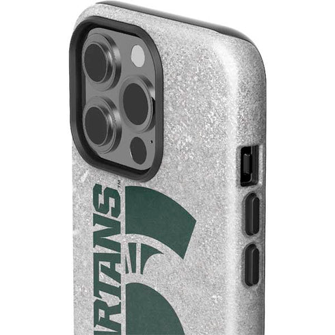 Michigan State University Spartans Half Logo iPhone 15 Pro Impact Case