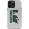 Michigan State University Spartans Half Logo iPhone 14 Pro Max Impact Case