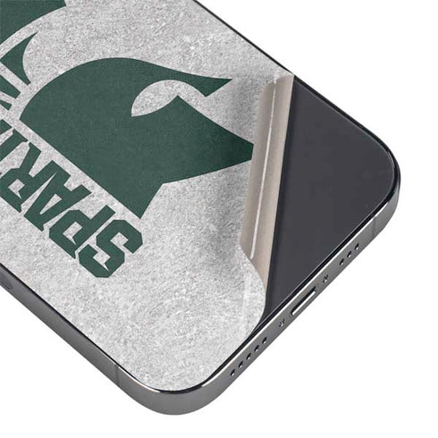 Michigan State University Spartans Half Logo iPhone 14 Pro Max Skin