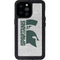 Michigan State University Spartans Half Logo iPhone 14 Pro Max Waterproof Case