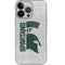 Michigan State University Spartans Half Logo iPhone 14 Pro Skin