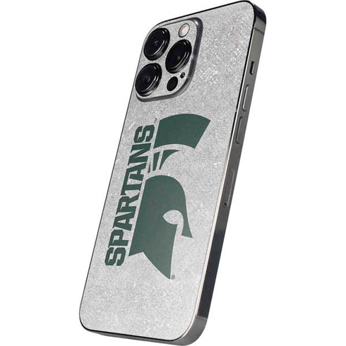 Michigan State University Spartans Half Logo iPhone 14 Pro Skin