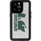 Michigan State University Spartans Half Logo iPhone 14 Pro Waterproof Case