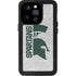 Michigan State University Spartans Half Logo iPhone 14 Pro Waterproof Case