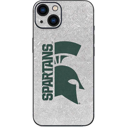 Michigan State University Spartans Half Logo iPhone 14 Skin
